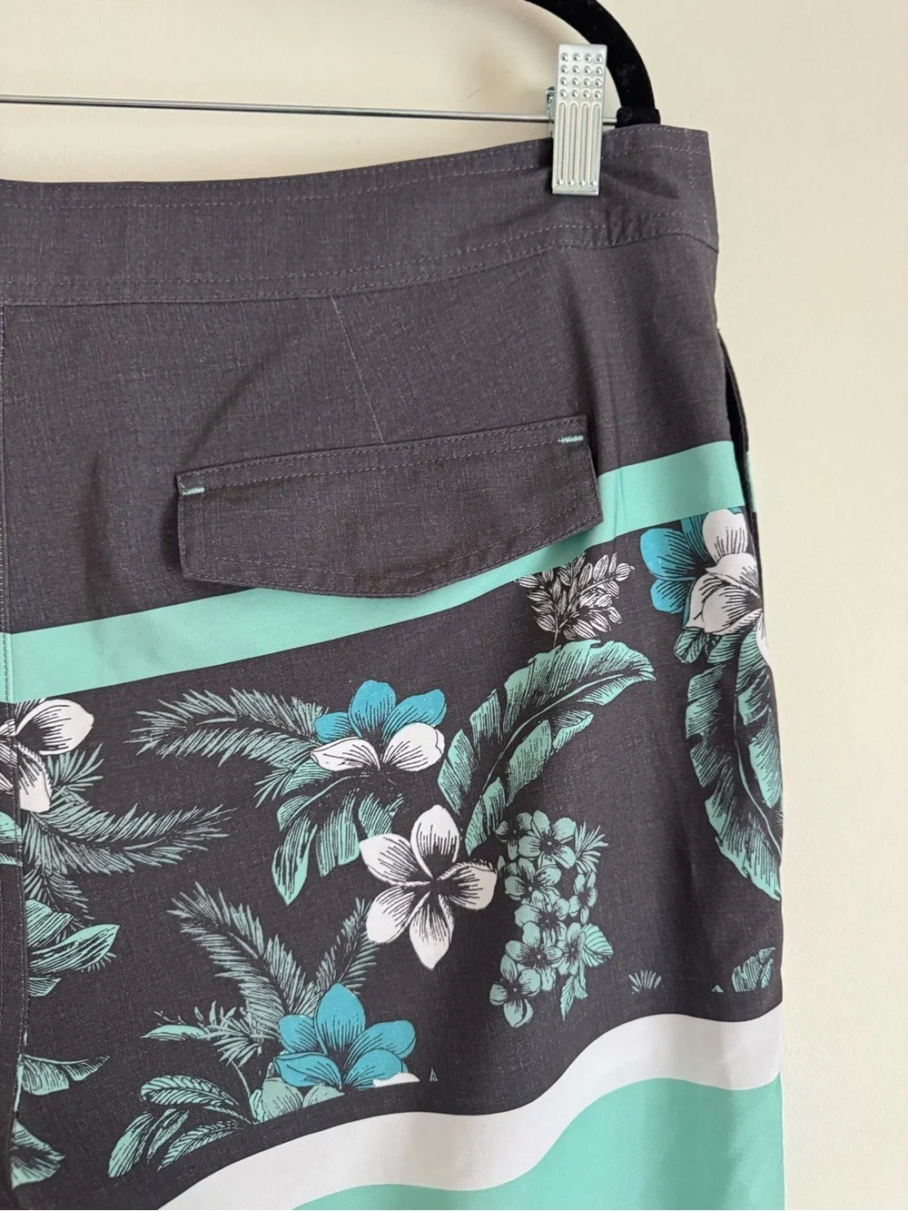 Goodfellow & Co Turquoise Swim Hawaiian Shorts